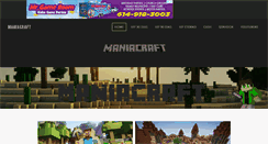 Desktop Screenshot of maniacraft.com.br
